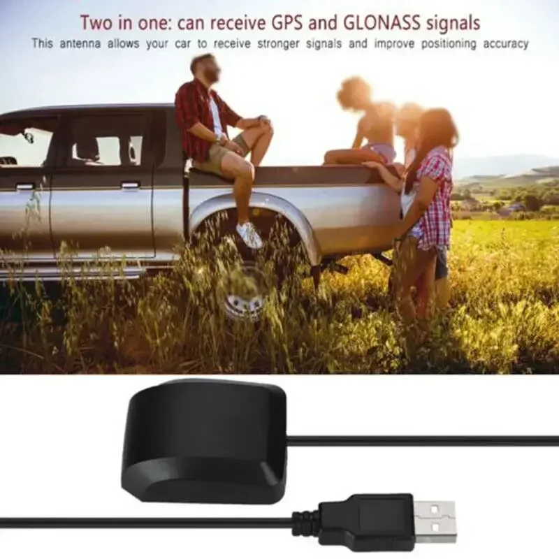 

2 IN 1 USB Car Phone GPS Receiver Antenna Dual Glonass Module Professional Receiver Tool Repeater Mobile Phone GPS Antenna