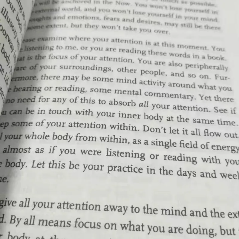 The Power of Now par Eckhart LAS le, Guide de l'illumination spirituelle, Livre anglais pour les jeunes, Inspirant le succès, Motivation, Nettoyage