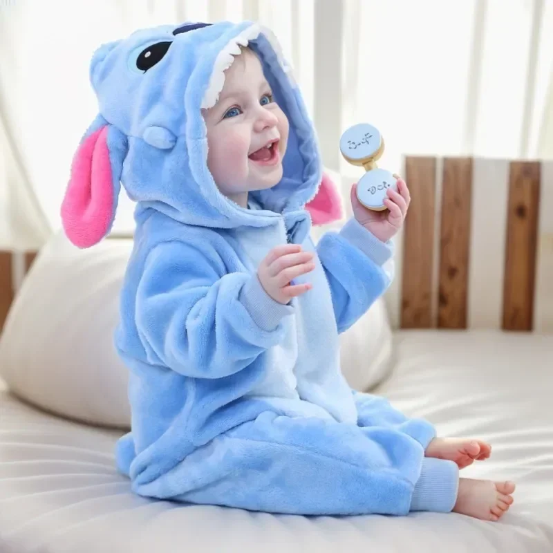 Tuta Lilo e Stitch Disney Anime Accessori per animali Pigiama per cartoni animati Cosplay Carnevale Halloween Costume Kawaii per bambini