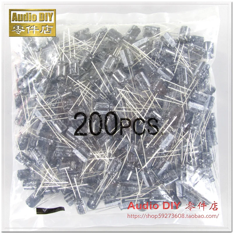 30 قطعة/50 قطعة ELNA RA2 سلسلة 100 فائق التوهج/35 فولت الصوت مُكثَّف كهربائيًا (الحقيبة الأصلية التعبئة والتغليف الصندوق الأصلي) شحن مجاني