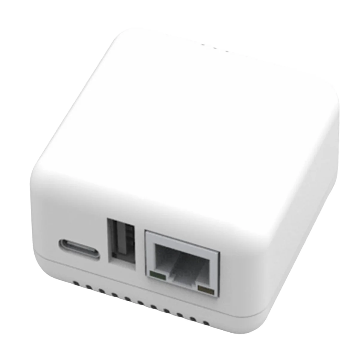 

B74A 1PCS NP330 Network USB 2.0 Print Server USB2.0 Mini Printer Server 100Mbps RJ45 Connection for Androids Phones EU Plug