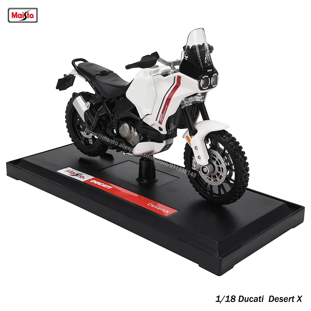 Maisto 1:18 Ducati Desert X scale motorcycle replicas with authentic details motorcycle Model collection gift toy