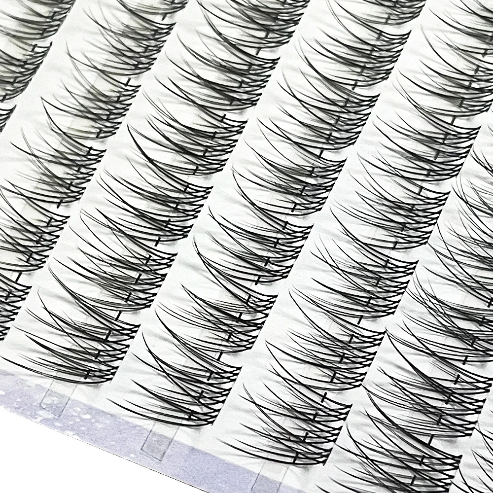 10 Rows Bundles Mink False Eyelashe 1/box 120 Natural Russian 3D laes Individual Eyelash extension cluster makeup tool lashes