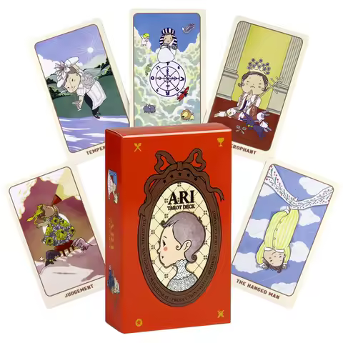 Hot selling Ari Tarot Leisure Entertainment Card Family Gathering Divination Deck Tarot Board Playing Game Card