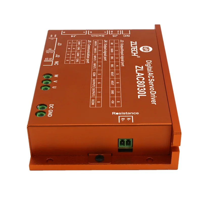 New ZLTECH CANOPEN Modbus RS485 30A-60A 24V-48V 1000W Brushless 3 Phase AGV DC Hub Servo Motor Controller Driver For Handli - view 6