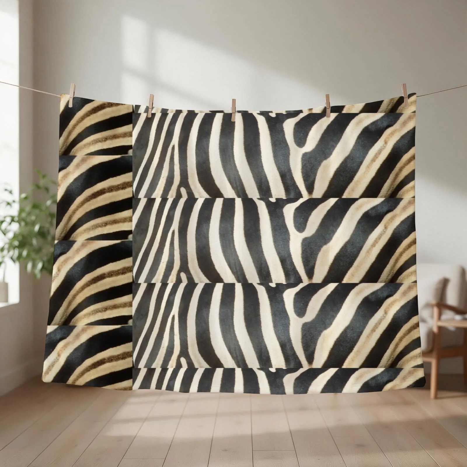 New Zebra Stripe Fur Photo Throw Blanket Blankets For Bed Plush Fashion Sofas Single Blankets