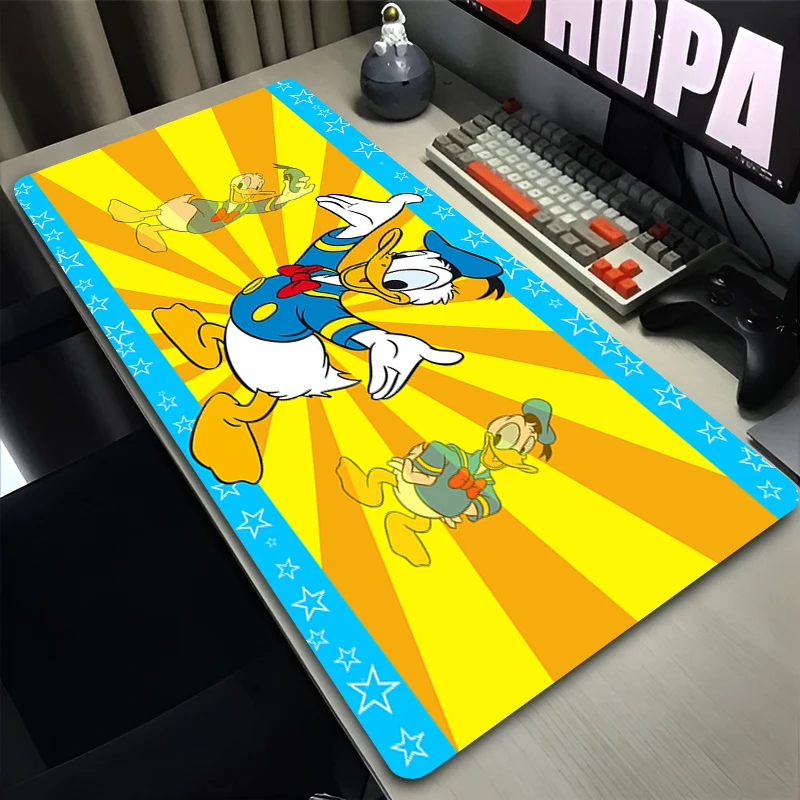 Mouse Pad Computer Gaming Accessories Kawaii Mousepad Rubber Cute Extended Desk Mat Laptop HD Keyboard Pad D-donald D-daisy Duck