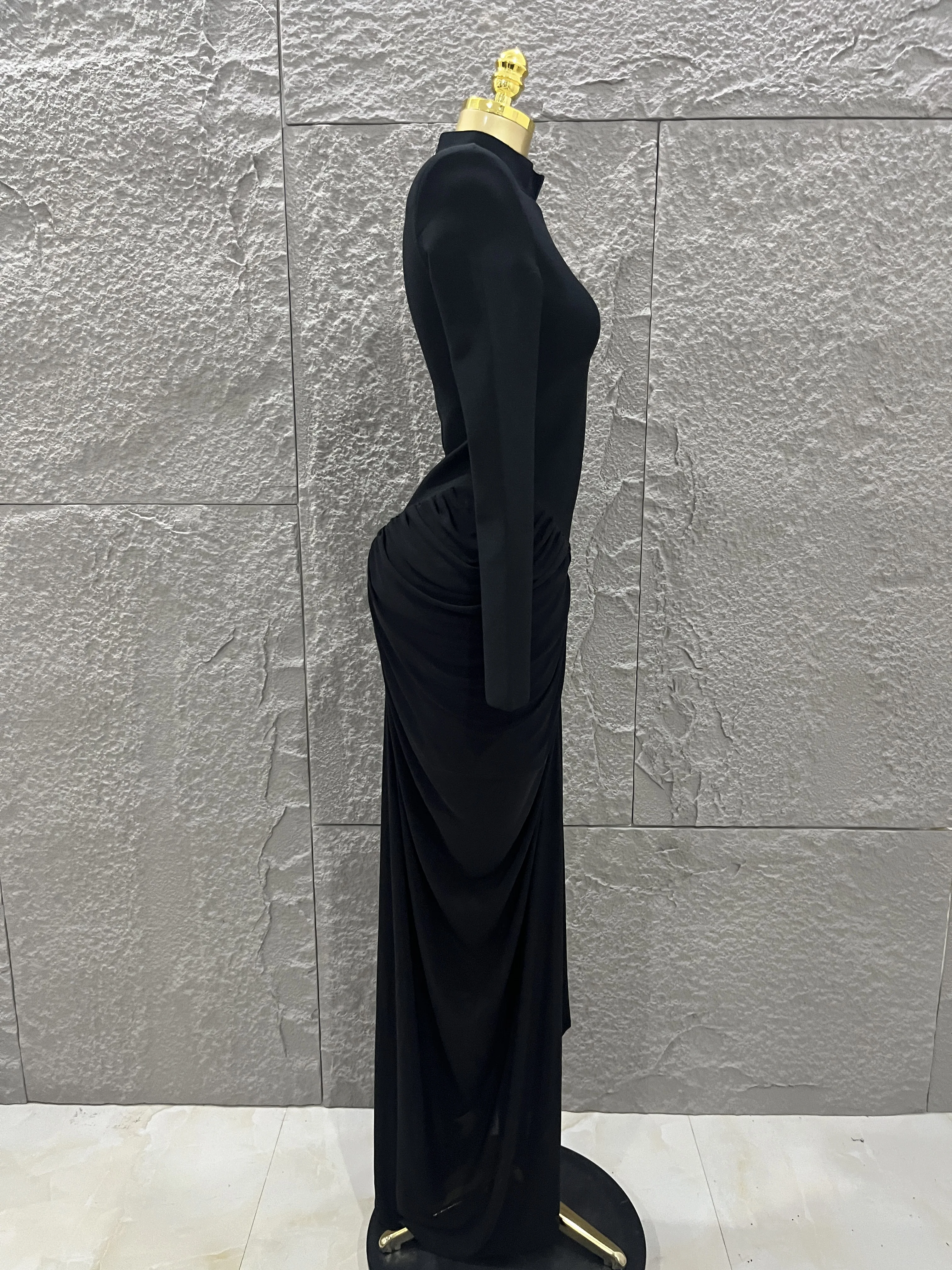 Refined Women Long Sleeve Bodycon Bandage Dress Celebirty Elegant Evening Party Luxury Birthday Dresses Wedding Guest Dress