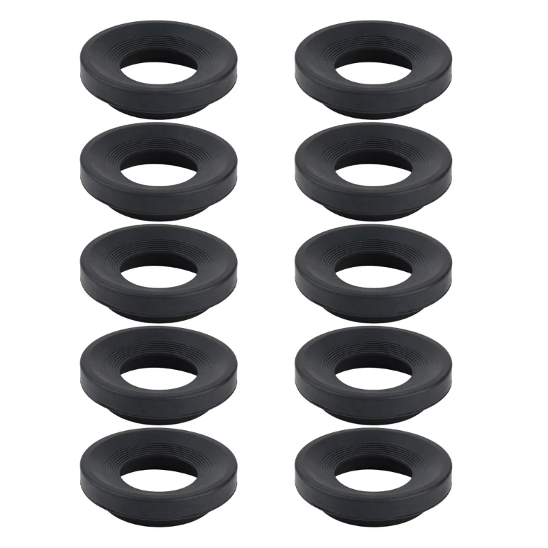 2024 New 10Pcs Rubber Seal Washer Gasket Toilet Siphon Pipes Gasket Toilet Drain Pipe Seal Rings Easy to Installation