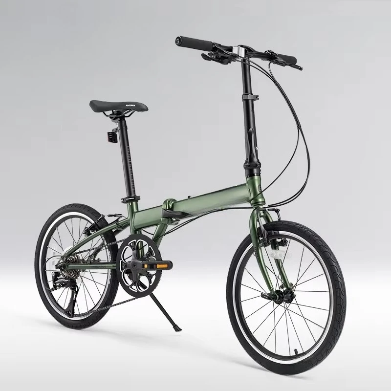 

ROCKBROS 20 Inch 8 Speed Folding Bicycle Portable Adult Work Commuter Shift V Brake Men Women Student Road Mountain Bikecustom