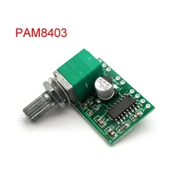 PAM8403 5V Power Audio Amplifier Board 2 Channel 3W W Volume Control / USB Power