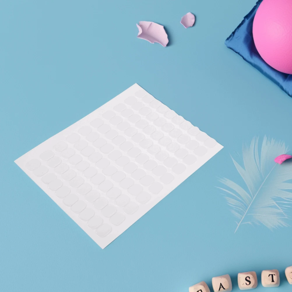 800 قطعة نقاط لاصقة مزدوجة الجوانب واضحة قابلة للإزالة لمعارض المتحف ملصقات معلقة على الحائط بالونات الصور #6