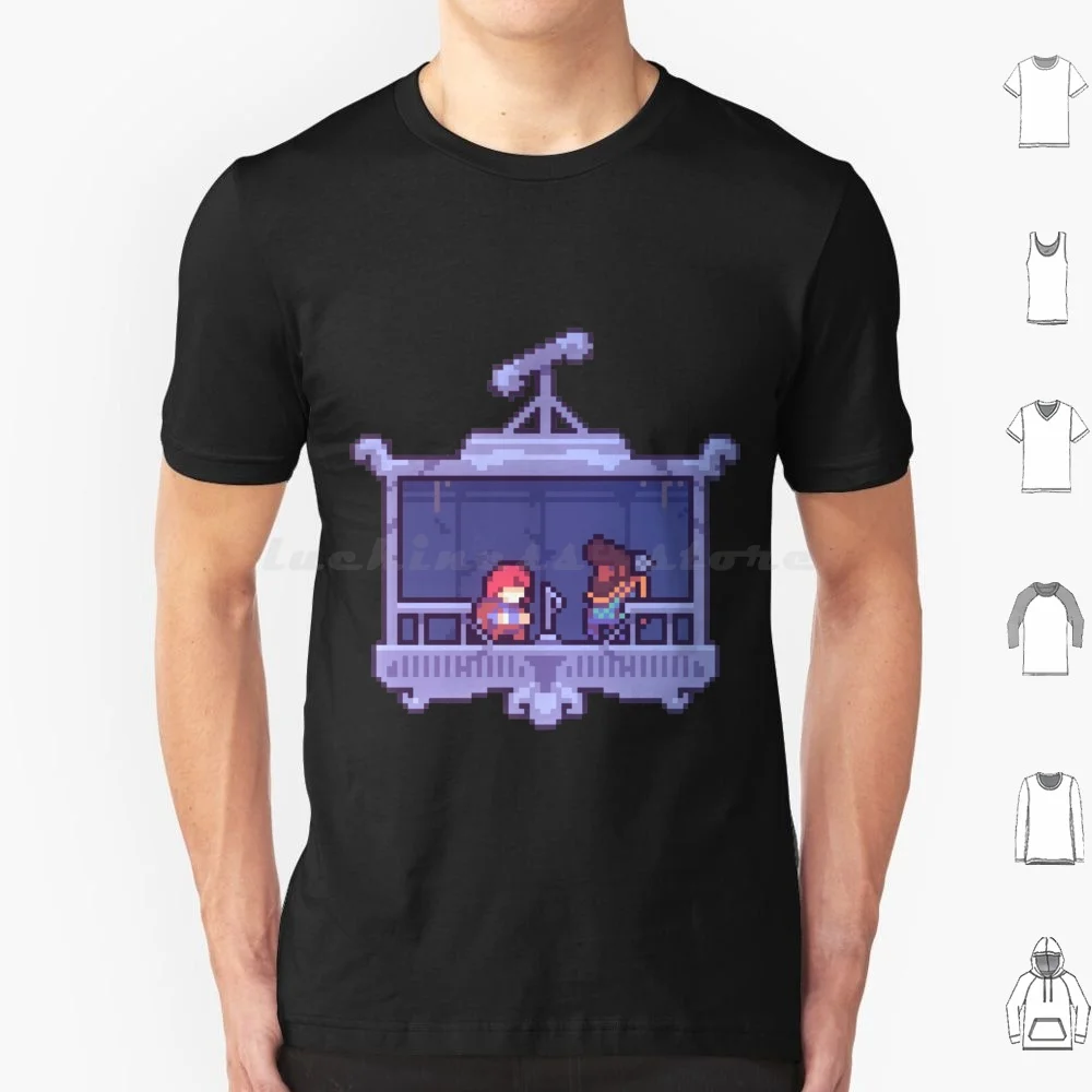 Celeste-Madeline y Theo camiseta de algodón para hombres y mujeres DIY estampado Celeste Madeline juego montaña fresa videojuego Indie Gaming