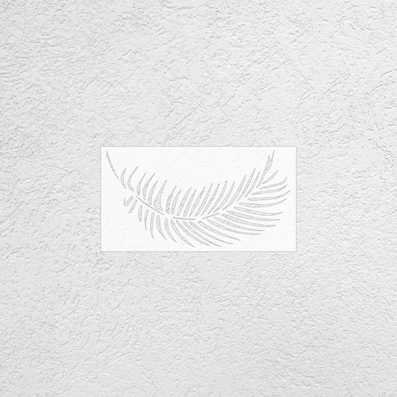 40cm - 80cm Stencil Wall For Painting Decor Plaster Decorative Template To Paint Decors Putty Leaf Tropical Summer Jungle S329