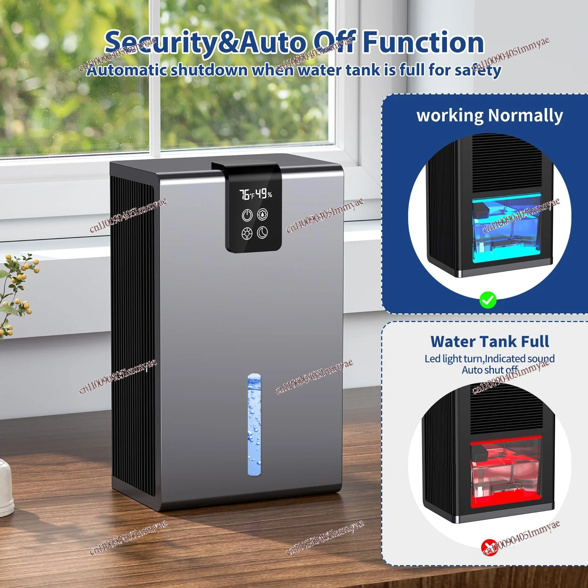 Dehumidifier Household Hygroscopic Indoor Humidification and Drying Moisture Air Purifier