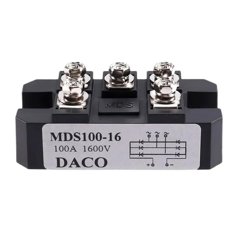 AS95-MDS100-16 MDS100A1600V Three-Phase Rectifier Module Three-Phase Bridge Rectifier