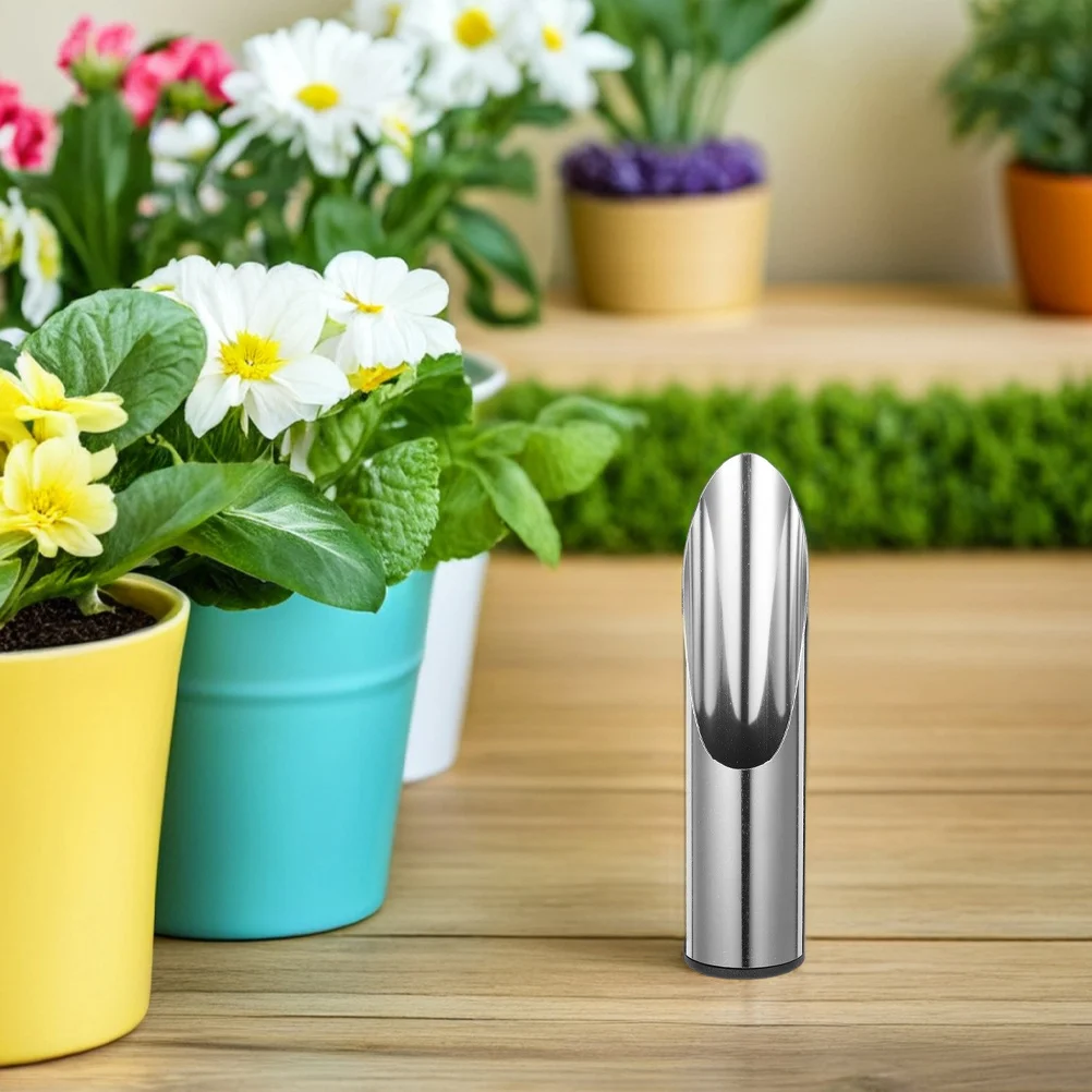 

2pcs Garden Scoop Stainless Steel Mini Shovel For Potting Soil Bonsai Planting Tool Succulent Transplanting Handheld Digging