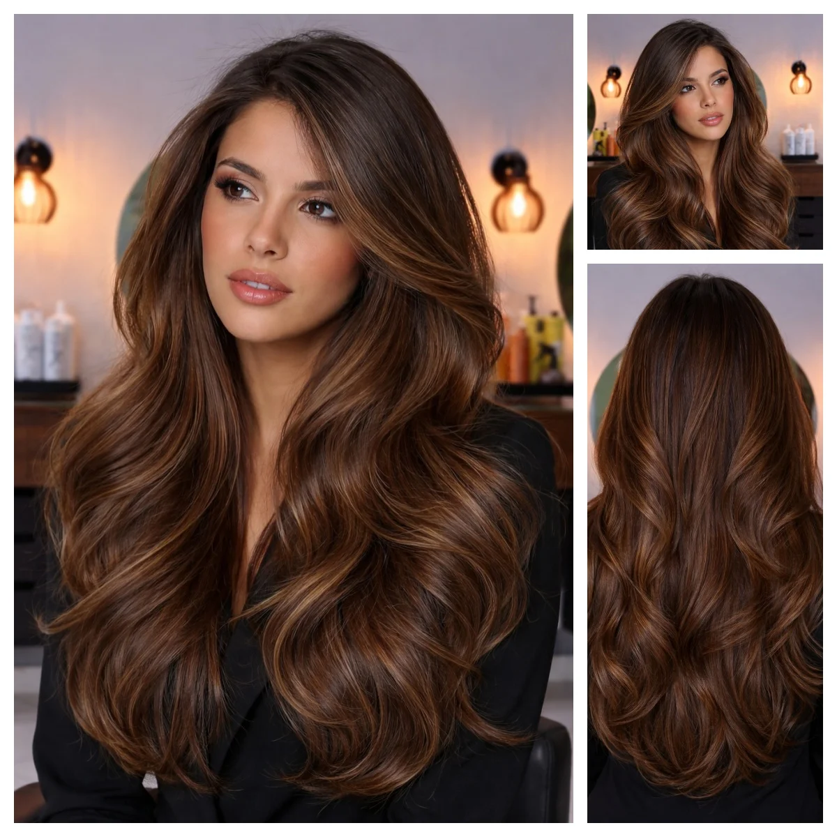 

Lothoey 13x4 HD Lace Front Human Hair Wigs Highlight 427 Honey Blonde Wig 5x5 Body Wave Lace Frontal Human Hair Wig