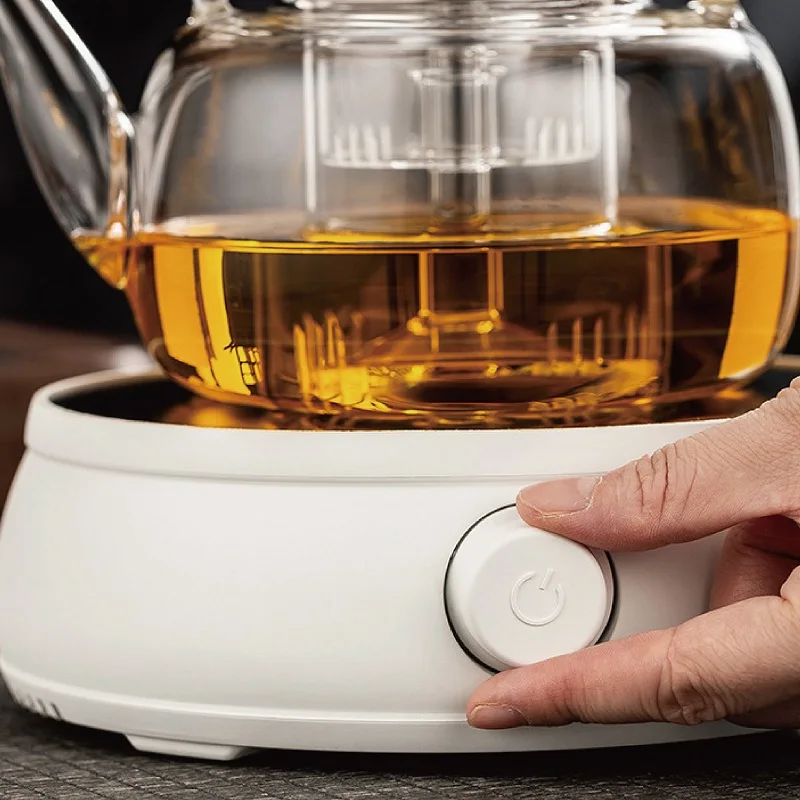 

Электрическая керамическая плита 110 В/220 В, бесшумная чайная плита, нагреватель для кипячения воды, 8 передач, сохраняет тепло, офисная чайница, автоматическое отключение, 800 Вт