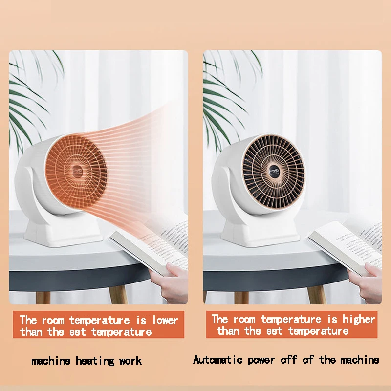 Heater Household Small Solar Hot Fan Energy-saving Electric Heater Suitable For Dormitory Office Small Heater