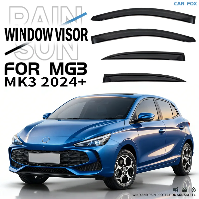 

Дефлекторы окон (ветровики) для MG3, защита от дождя