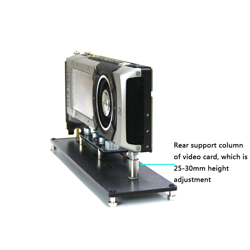 การ์ดกราฟิกกรอบ90องศาโบกี้สำหรับ3080/3090/4090ขนาดใหญ่การ์ด3-Slot การ์ด GPU Anti การเปลี่ยนรูปกรอบ