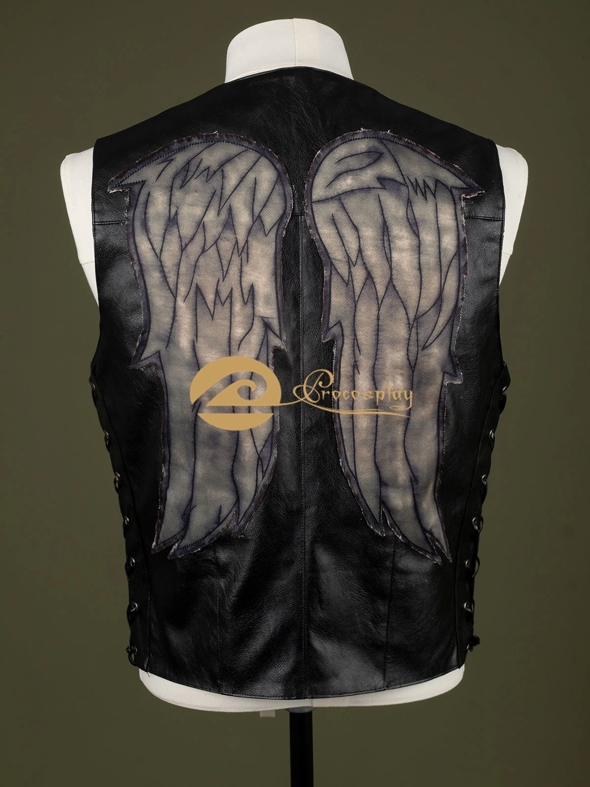 

Daryl Dixon Cosplay Vest Angel Wings Jacket for Men Adults