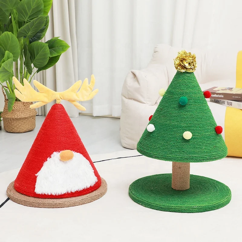 

Christmas Pet Supplies Cat Climbing Frame Sisal Vertical Cat Scratching Board Toy For Indoor