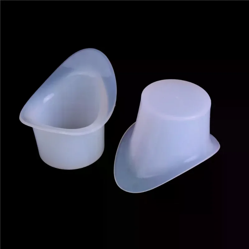 ถ้วยล้างตาซิลิโคนแบบใช้ซ้ำได้ 2 ชิ้น/ชุด ถ้วยล้างตาเจลนุ่ม สำหรับผู้สูงอายุ ผู้หญิง ผู้ชาย เด็ก นักเรียน