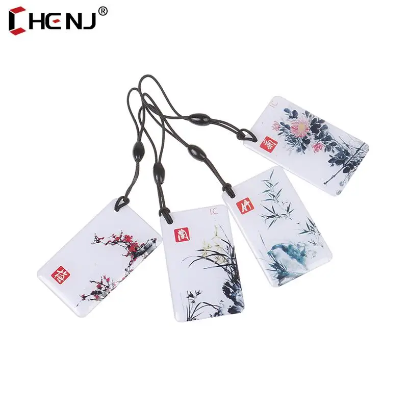 1PC Waterproof 135KHZ Card Contactless NFC RF Stickers Electronic Keychain IC Card Keyfobs RFID Access Control