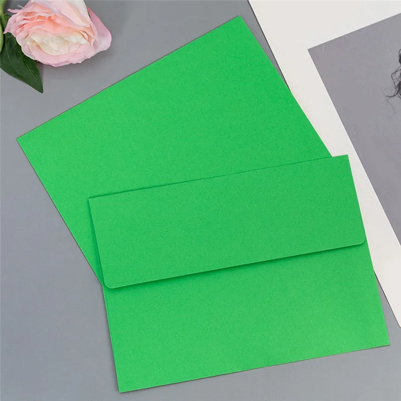 80Pcs Printable Envelopes For 5.3 X 7.3Inch Cards In Pool, For Invitations, With Peel And Press Seal