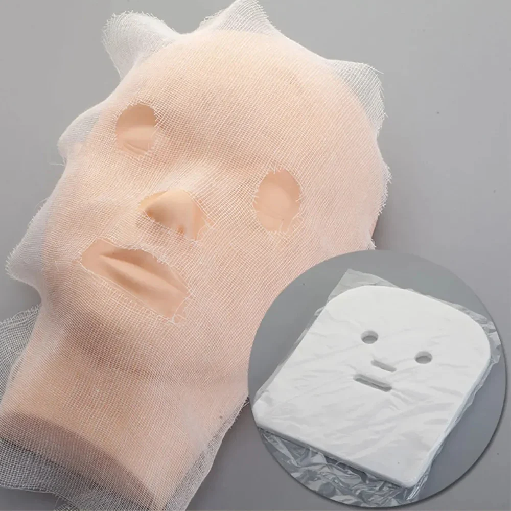 

100 шт., одноразовая марлевая маска для лица «сделай сам», одноразовая марлевая маска для лица с высокой водопоглощением, не раздражающая марлевая маска для лица, мягкая