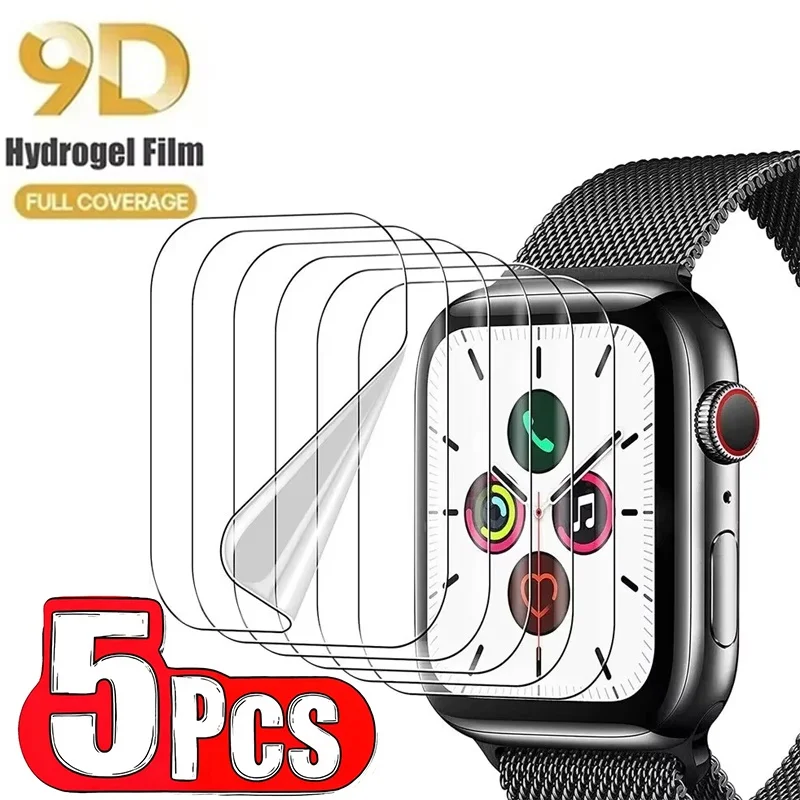 For Apple Watch Ultra 3 2 1 49mm Screen Protector For iWatch Series 9 8 38mm 40mm 42mm 44mm 45mm 41mm Hydrogel Film Accessories