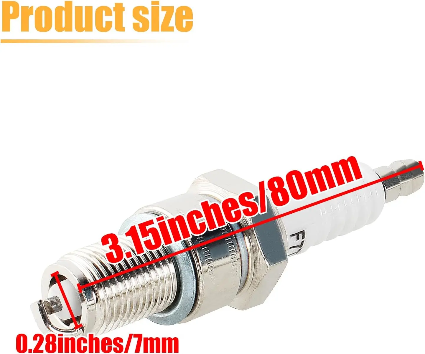 F7TC Spark Plug for Honda GX120 GX160 GX200 GX240 GX270 GX340 GX390 168F Generator Lawn Mower Water Pump Engine
