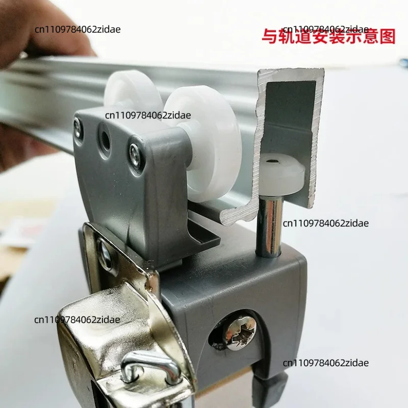 For Hettich WingLine 770 Bi-Fold Door Top Roller Wardrobe Cabinet Sliding Hardware