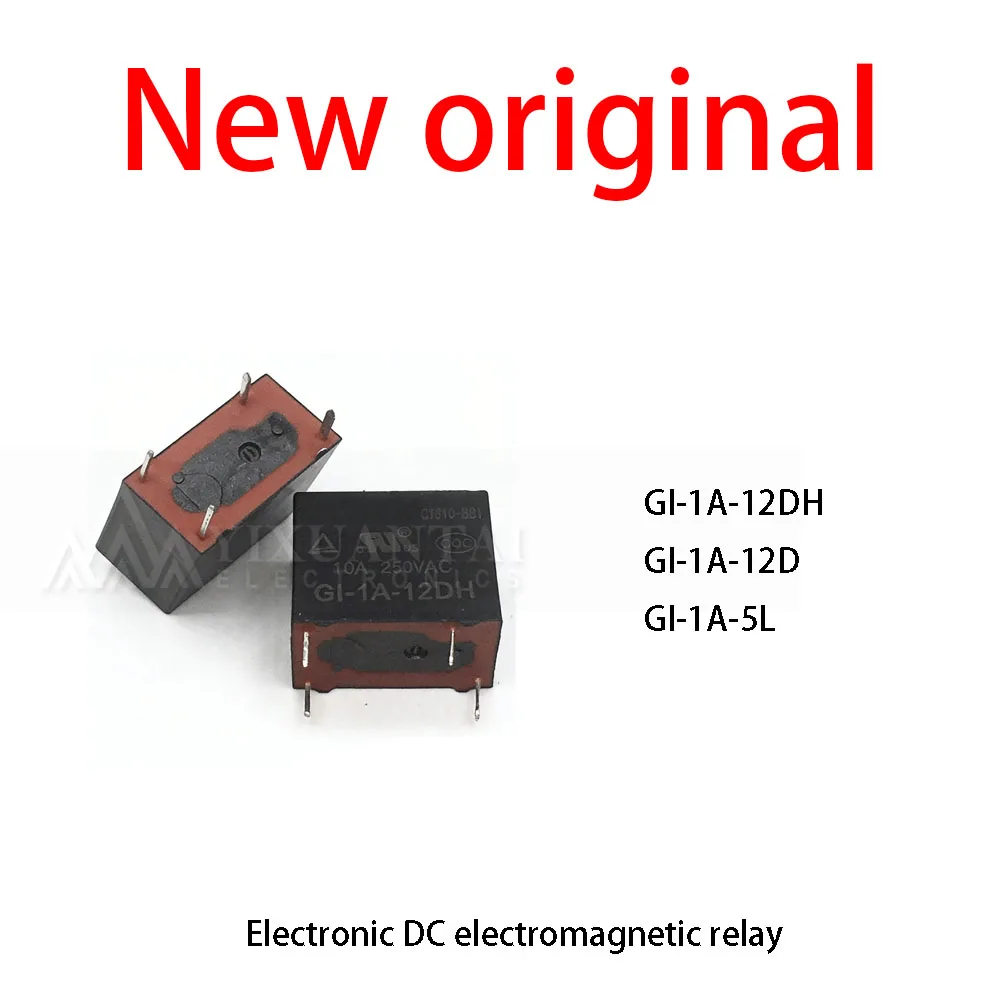 

10Pcs/Lot New original GI-1A-12DH GI-1A-12D GI-1A-5L Electronic DC electromagnetic relay