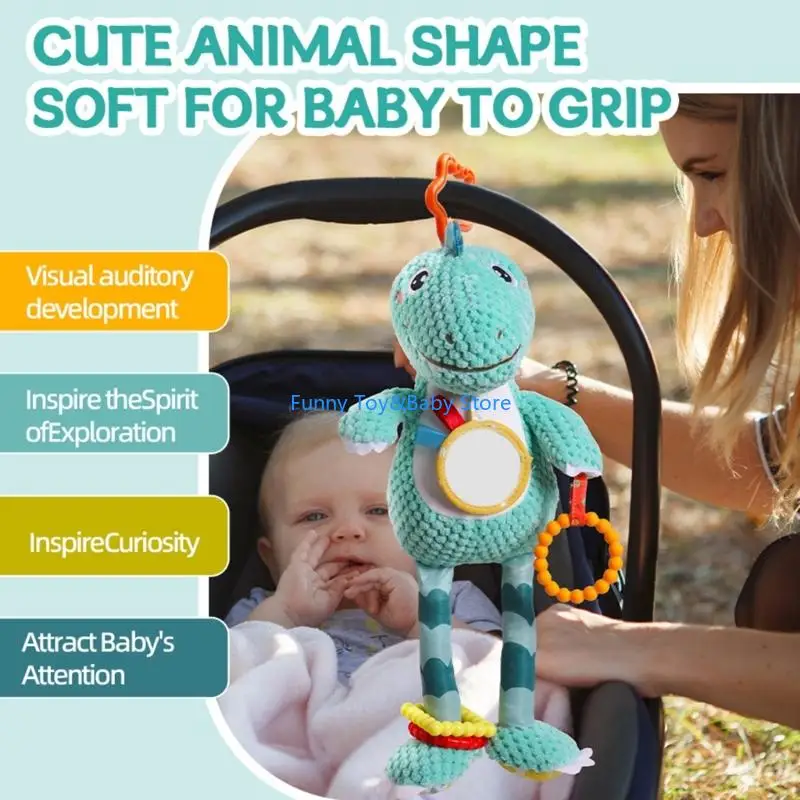 Hoạt Hình Sang Trọng Lục Lạc Cho Giường Cũi Bé Xe Đẩy Phát Triển Cảm Giác Giường Móc Giáo Dục Trẻ Sơ Sinh Đồng Hành