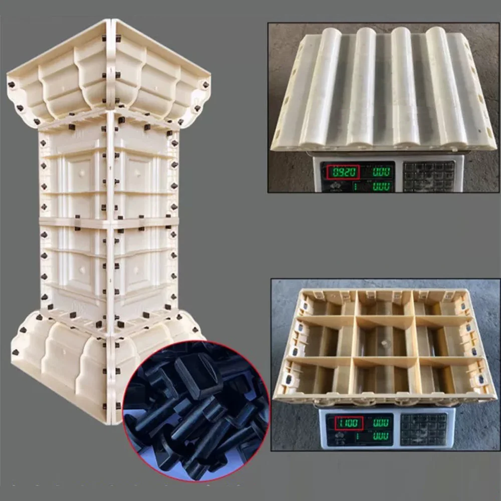 Square pillar pier mold Roman column cement square pier balcony pillar pier railing column decoration modeling building thickeni