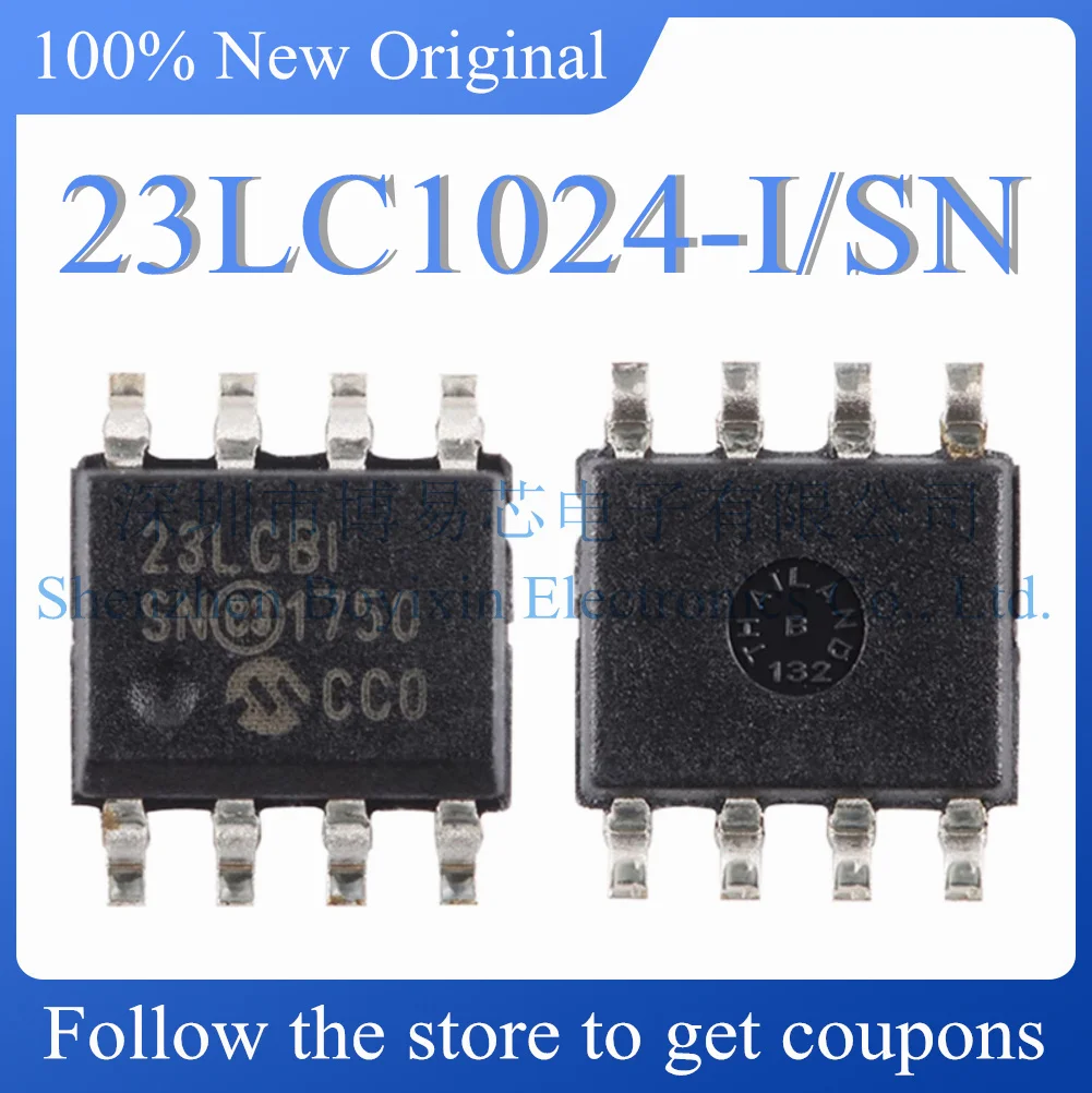 NEW 23LC1024-I/SN.Original Product.SOP-8