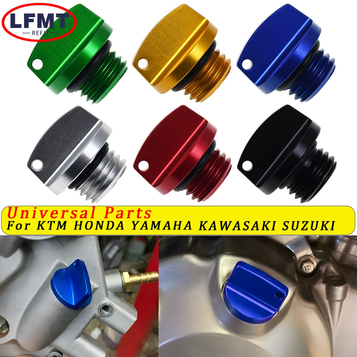 M20x2.5 CNC Oil Filler Cap Plug For Honda CBR250R CBR250RR CBR1000RR CBR300R CBR400R CBR500R CBR929RR CBR954RR X-4 VTR1000F