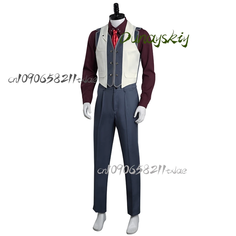 Arcane: LOL Jayce คอสเพลย์เครื่องแต่งกายเสื้อกางเกงชุดสําหรับผู้ใหญ่ชาย Fantasia ฮาโลวีน Carnival Roleplay ชุดปลอมตัว