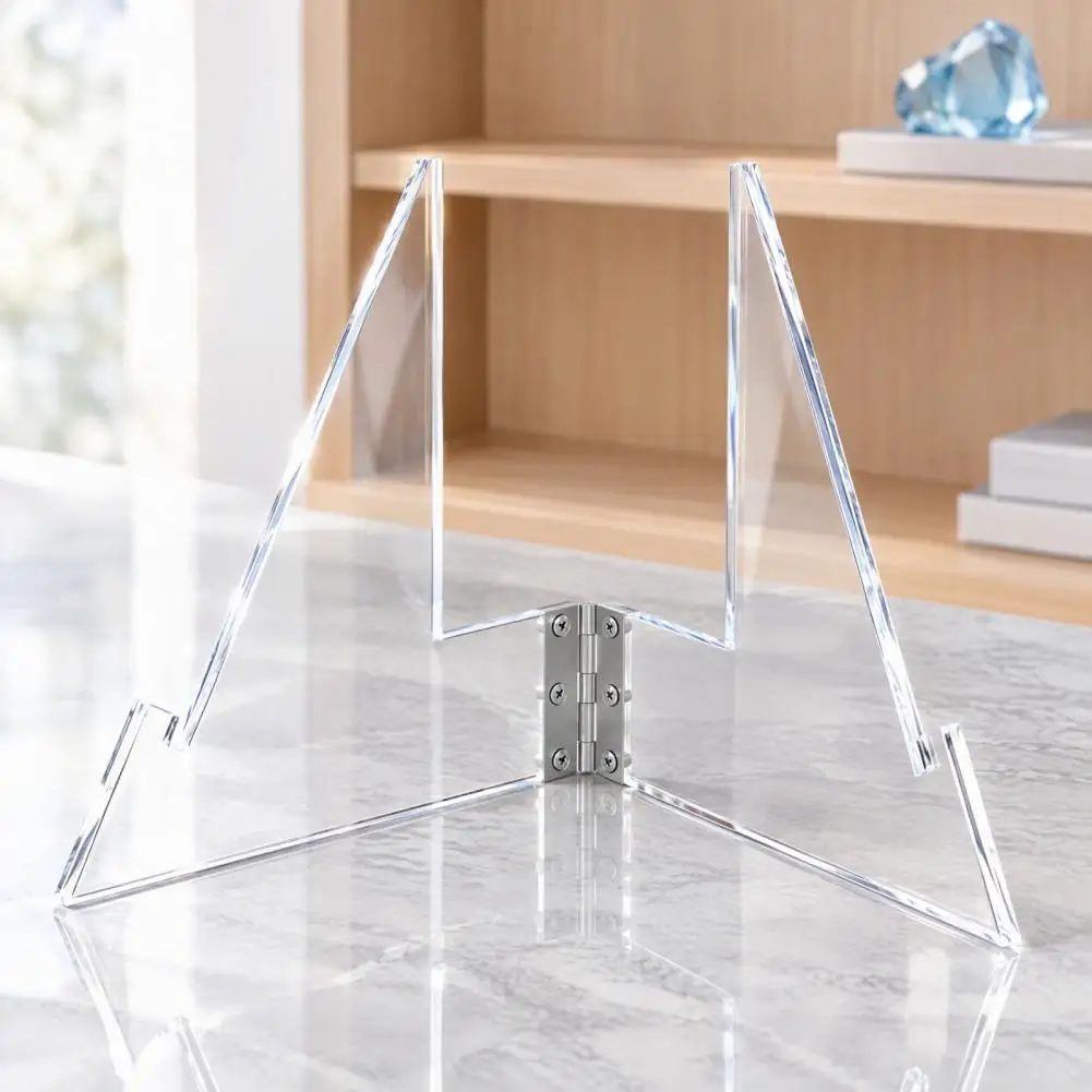 Sports Memorabilia Display Championship Belt Display Stand Acrylic Wrestling Belt Holder Triangular Stable for Collectible