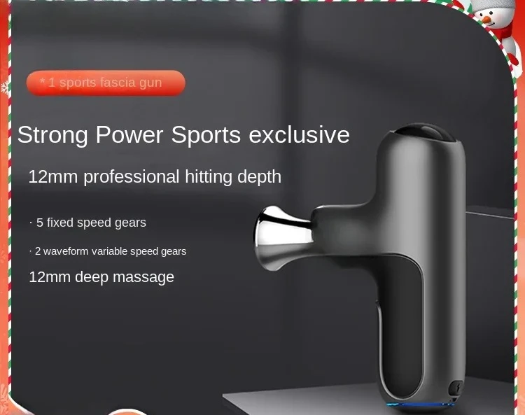 

Muscle Relaxation Massager Mini Muscle Mask Neck Cream Gun Fitness Sports Men and Women Massage Gun
