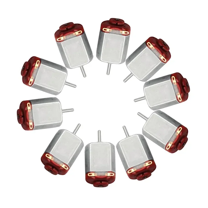 3/6/10PC General 130 DC Motor Micro DC3-6V 5000-10000RPM Engine for Miniature Electric Motor Four-wheel Motor Small DIY Toys