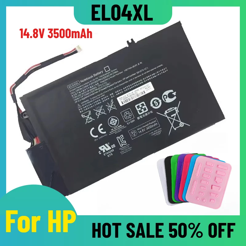 

14.8V 3500mAh for HP EL04XL TPN-C102 Envy 4-1008tx 1 Laptop Battery