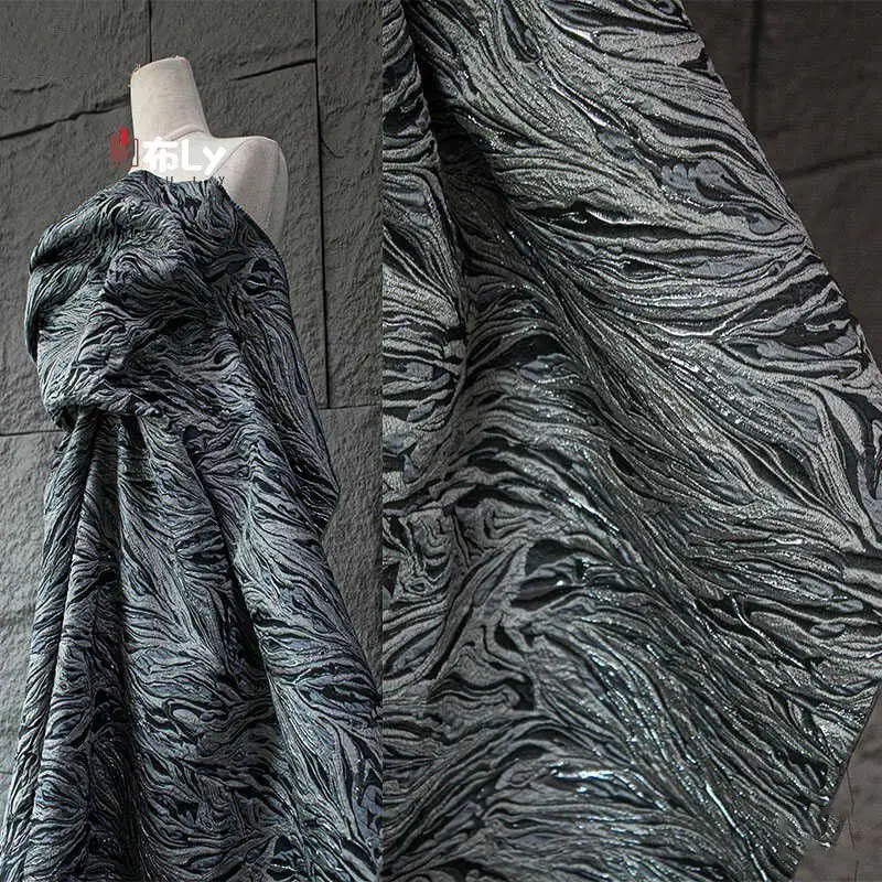 double-sided-gloss-3d-stripe-jacquard-fabric-thick-stiff-embossed-texture-retro-style-for-garment-high-end-designer-material