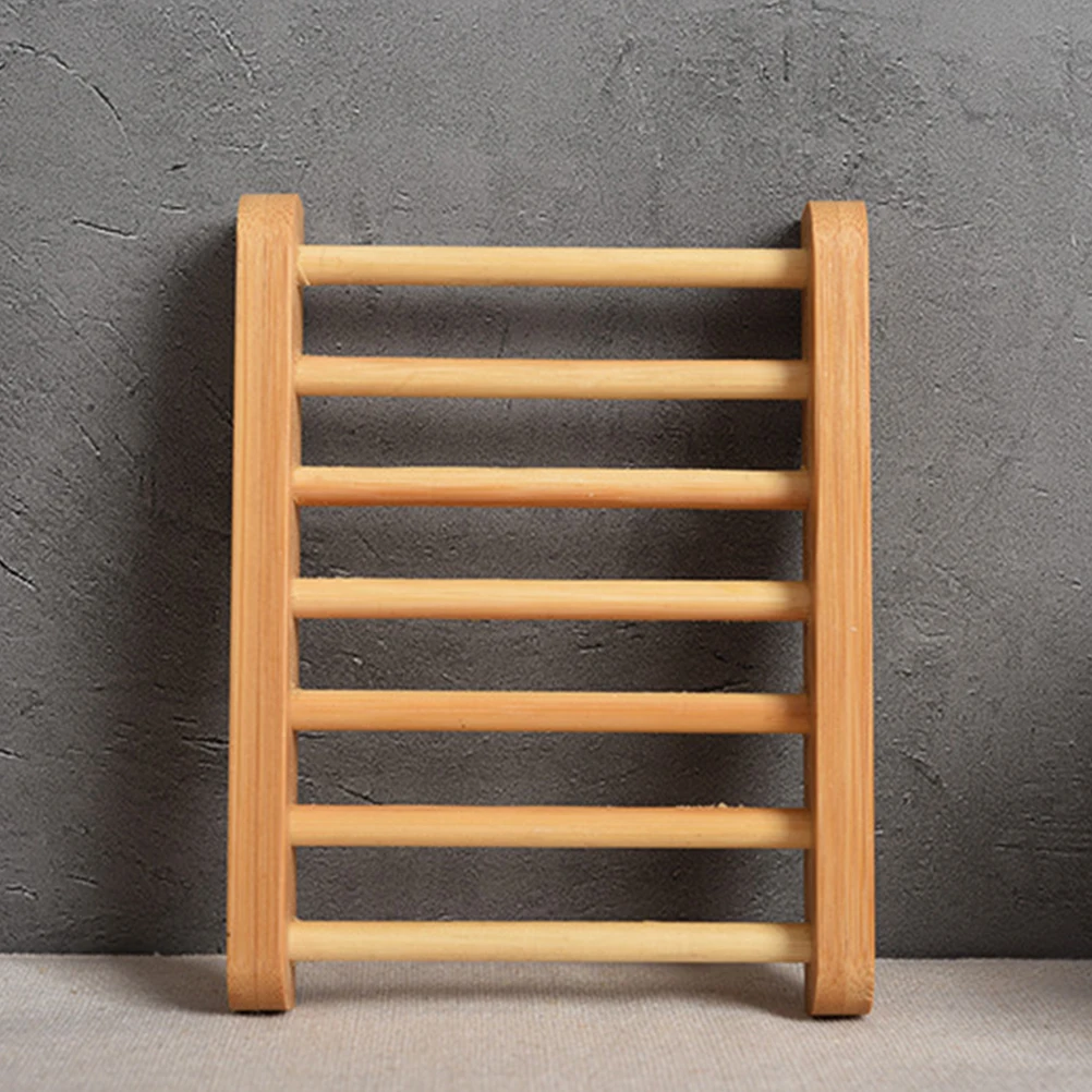 

Wooden Soap Holder Long Lasting Wood Tray for Bathroom Kitchen Shower Soap Rack Drain Shampoo Bar Holder for Shower