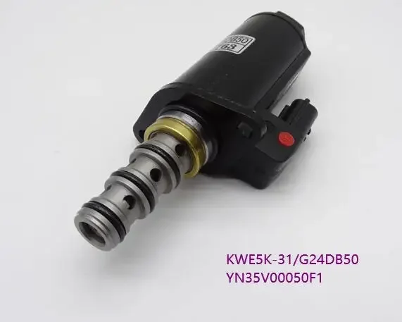 YN35V00050F1 KWE5K-31/G24DB50 24V Solenoid Valve Fit For Kobelco SK330-8 SK350-8 SK200-8 SK210-8 SK250-8 SK260-8 excavator