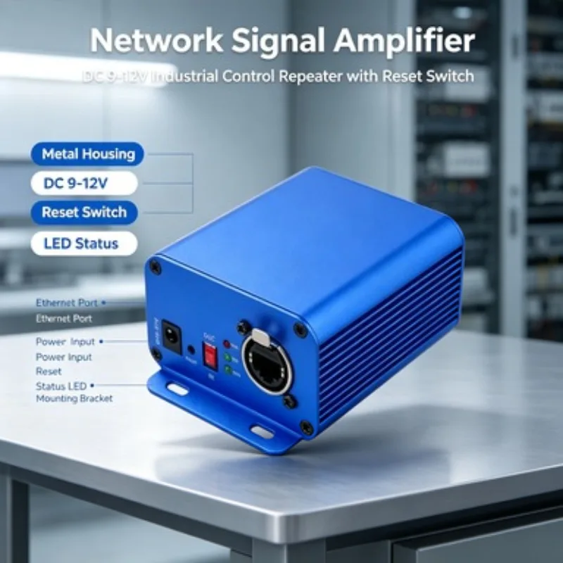 2 Channel 3 Core Artnet Controller Bidirectional Input Output Stage Light Network Signal Converter Device