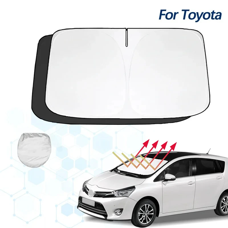 

Windshield Sun Shade For Toyota Corolla Verso Sunshade Sun Visor Protector Foldable Blocks UV Rays Keep Your Car Cooler